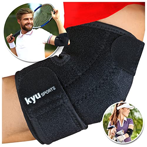 KYUSport Adjustable Neoprene Tennis Golfers Elbow Brace Wrap Arm Support Strap Band