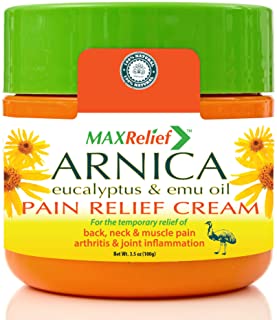 MaxRelief Arnica Montana Pain Cream - For Sufferers of Knee