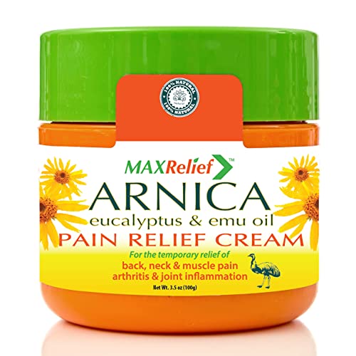 MaxRelief Arnica Montana Pain Cream - For Sufferers of Knee