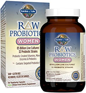 Garden of Life - RAW Probiotics Women - Acidophilus Live Cultures - Probiotic-Created Vitamins