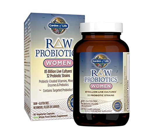 Garden of Life - RAW Probiotics Women - Acidophilus Live Cultures - Probiotic-Created Vitamins