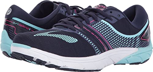 Brooks Women's PureCadence 6 Evening Blue/Pink Peacock/Island Paradise 5 B US