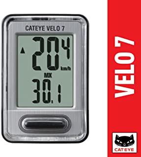 CAT EYE - Velo 7 Wired Bike Computer with Speedometer