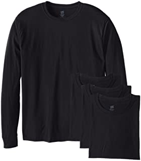 Hanes Men's 4 Pack Long Sleeve Comfortsoft T-Shirt