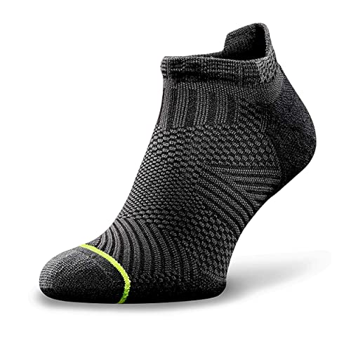 Rockay Accelerate Anti-Blister Running Socks for Men and Women Organic Merino Wool & Compression Arch