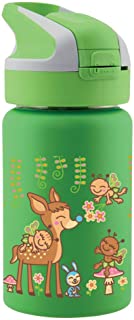 Laken Thermo Kids Vacuum Insulated Stainless Steel Leak Free Sports Water Bottle with Jannu Straw Cap