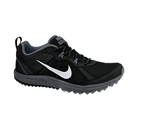 New Nike Men's Wild Trail Running Shoe Black/Grey 8 4E