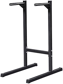 Yaheetech Heavy Duty Dip Stand Parallel Bar Bicep Triceps Home Gym Dipping Station Dip Bar Power Tower Capacity: 500 Lb