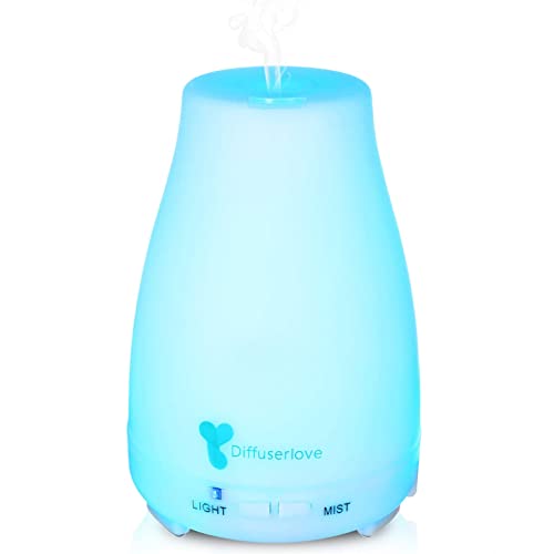 Diffuserlove MAX 220ML Essential Oil Diffuser Ultrasonic Aromatherapy Diffuser Mist Humidifiers with 7 Color LED Lights and Waterless Auto Shut-off for Bedroom Office House Kitchen Yoga