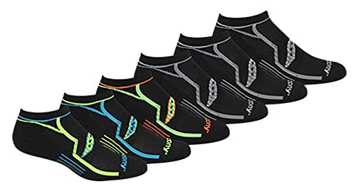 Saucony Men's Multi-Pack Performance Comfort Fit No-show Socks