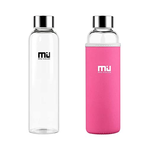 MIU COLOR Glass Water Bottle