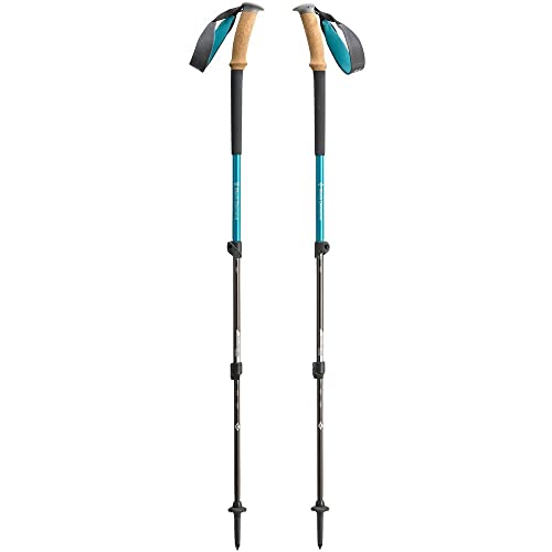 Black Diamond Trail Ergo Cork Trekking Poles - Pair - Women's Bright Teal 65-125 cm