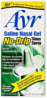 Ayr Saline Nasal Gel No-drip Sinus Spray