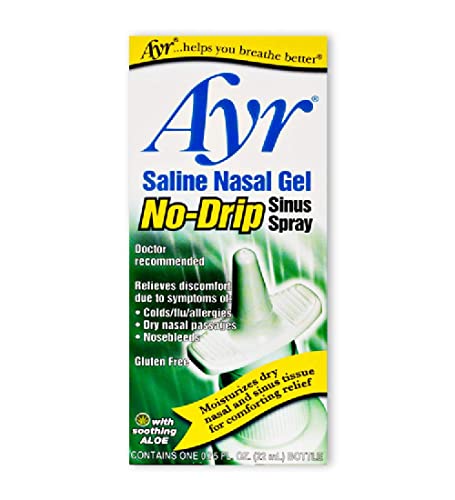 Ayr Saline Nasal Gel No-drip Sinus Spray