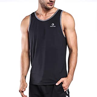 Ogeenier Men's Training Quick-Dry Sports Tank Top Shirt for Gym Fitness Bodybuilding Running Jogging