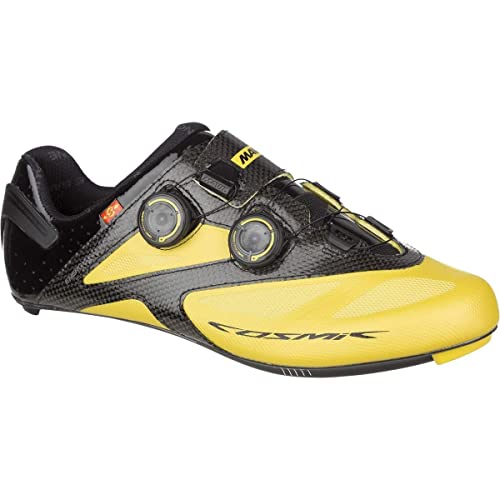 Mavic Cosmic Ultimate II Shoes - Wide - Men's Yellow Black