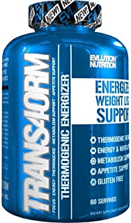 Evlution Nutrition Trans4orm Thermogenic Energizing Fat Burner Supplement