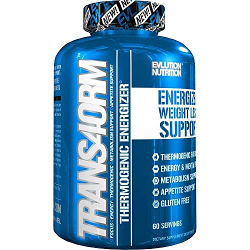 Evlution Nutrition Trans4orm Thermogenic Energizing Fat Burner Supplement