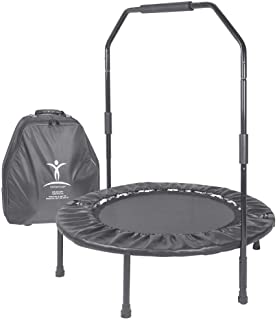 Cellerciser TRI-FOLD Rebounder Kit - Includes Stabilizing Bar and Wheeled Carrying Case