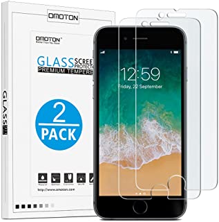 OMOTON SmoothArmor 9H Hardness HD Tempered Glass Screen Protector for Apple iPhone 8 Plus / iPhone 7 Plus