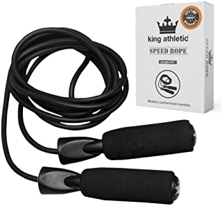 King Athletic Jump Rope for Fitness Training - Black