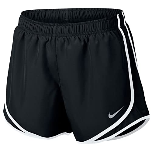 NIKE Women's Dry Tempo Running Short Black/White/Wolf Grey Size Small