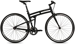 New Montague Boston Folding 700c Pavement Hybrid Bike Matte Black 21"