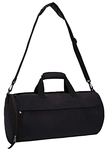 MIER Barrel Travel Sports Bag for Women and Men Small Gym Bag with Shoes Compartment 19.7inches