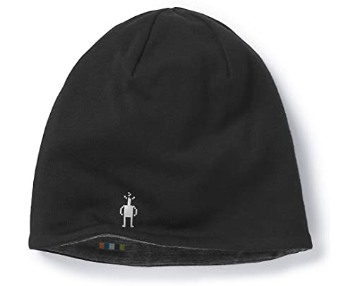 SmartWool PhD Light Reversible Beanie Black-Char H 1FM