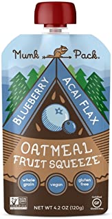 Munk Pack Oatmeal Frt Sqz Bbry Acai 4.2 Oz