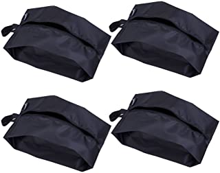 MISSLO Portable Nylon Travel Shoe Bags with Zipper Closure