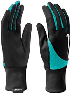 Nike Women's Element Thermal 2.0 Run Gloves Black/Light Aqua LG