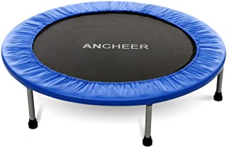 ANCHEER Max Load 220lbs Rebounder Trampoline with Safety Pad for Indoor Garden Workout Cardio Training