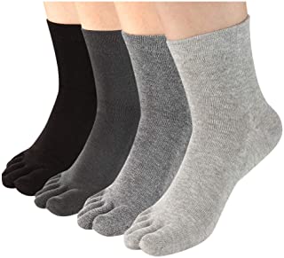 Meaiguo Toe Crew Socks