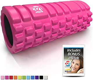 321 STRONG Foam Roller - Medium Density Deep Tissue Massager for Muscle Massage and Myofascial Trigger Point Release