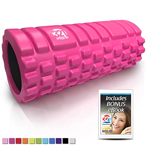 321 STRONG Foam Roller - Medium Density Deep Tissue Massager for Muscle Massage and Myofascial Trigger Point Release