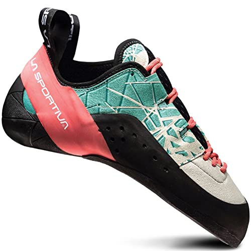 La Sportiva Kataki Climbing Shoe - Women's Mint/Coral 39