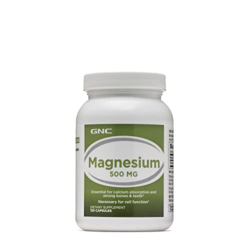 GNC Magnesium 500mg for Bone Tooth Strength