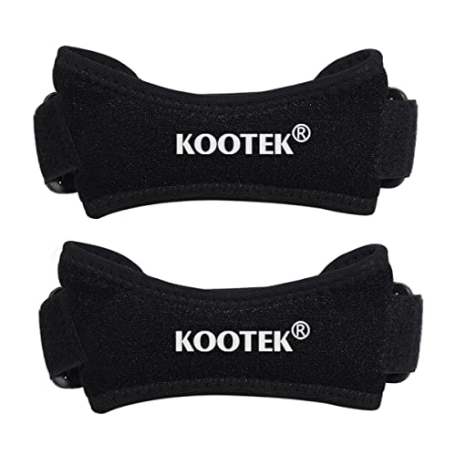 Kootek 2 Pack Knee Strap Patella Tendon Brace Adjustable Neoprene Knee Pain Relief Patella Strap Band Support Brace Pads for Running