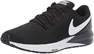 Nike Women's Air Zoom Structure 22 Running Shoe Black/White/Gridiron Size 9 M US