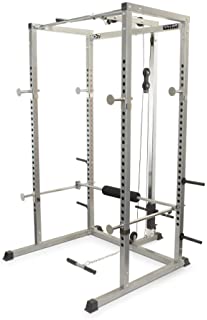 Valor Fitness BD-7 Power Rack with LAT Pull Attachment & Pull Up Station