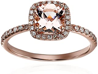 Amazon Rose Gold Morganite/Diamond