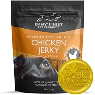 Emmy's Best #1 Premium Chicken Jerky Dog Treats Made in USA Only All Natural - No Fillers