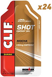 CLIF SHOT - Energy Gel - Mocha Flavor - With Caffeine