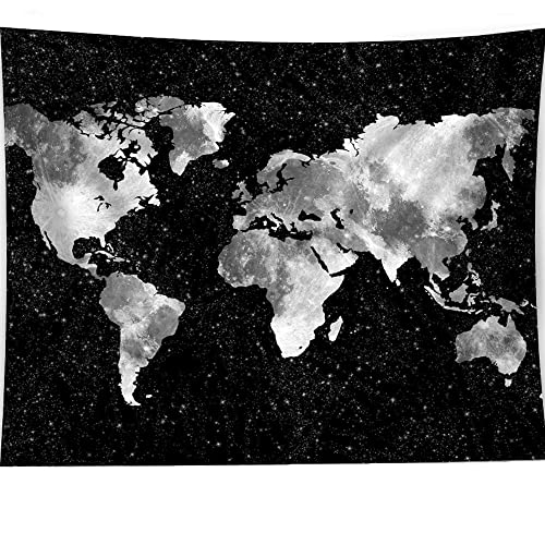 Haocoo World Map Silhouette