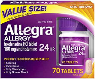 Allegra Adult 24 Hour Allergy Tablets