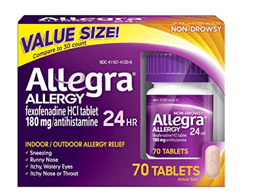 Allegra Adult 24 Hour Allergy Tablets