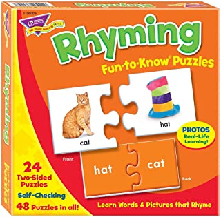 Trend Enterprises Rhyming Fun-to-Know Puzzle