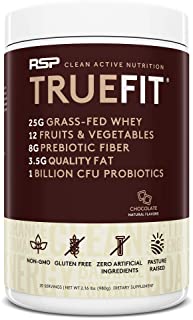 RSP TrueFit - Lean Meal Replacement Protein Shake with Fiber & Probiotics from Essential Real Whole Foods