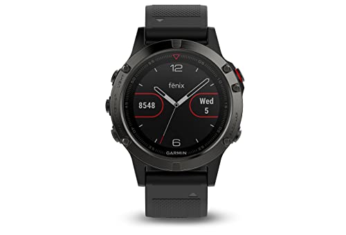 Garmin Fenix 5 Sapphire - Black with Black Band